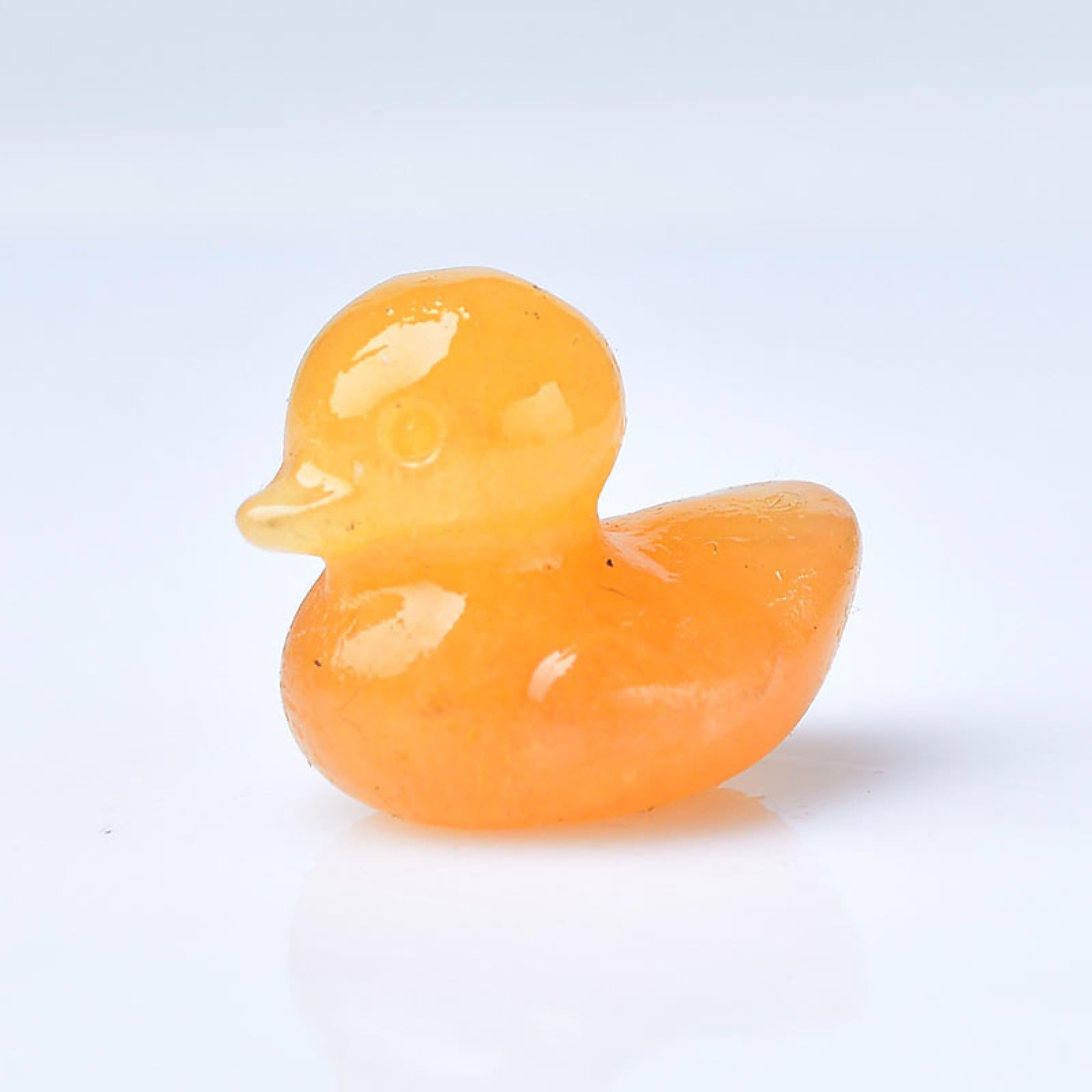 Amazon.co.jp: 天然水晶小さなアヒルの置物石手作り水晶彫刻工芸品